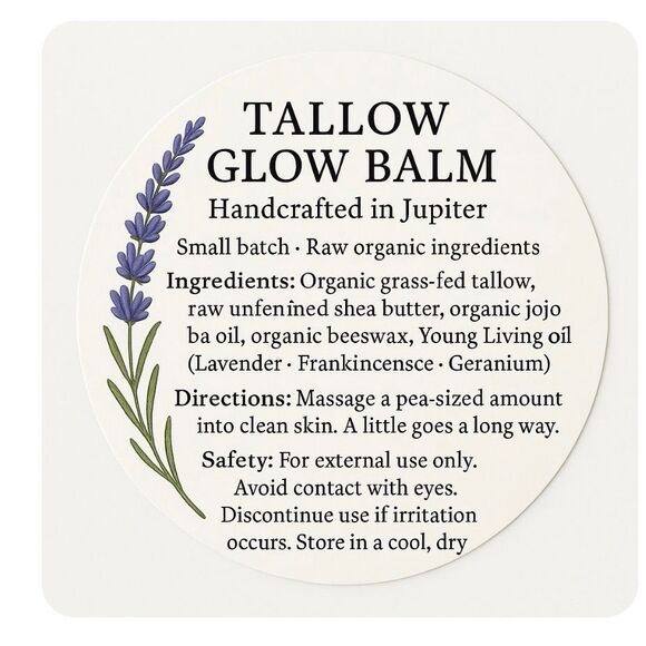 Young Living Essential Oil Gift Basket โ Lavender + Dewdrop Diffuser Tallow Balm - Picture 6 of 6